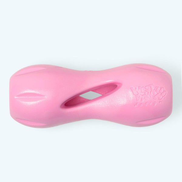 West Paw Zogoflex Qwizl Jouet pour Chien, Bubblegum