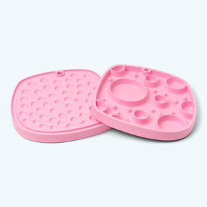 West Paw Seaflex Feast Mat Bubbles Dog Slow Feeder, Bubblegum
