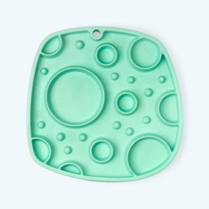 West Paw Seaflex Feast Mat Bubbles Dog Slow Feeder, Mint