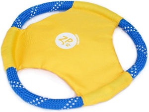 ZippyPaws Rope Gliderz Dog Toy, Yellow