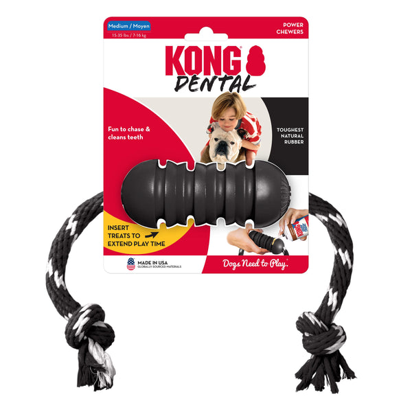 KONG Extreme Dental with Rope Dog Toy