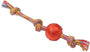Mammoth Braided Tug with TPR Ball Dog Toy, Color Varies
