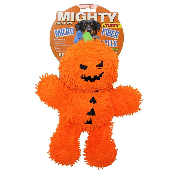 Mighty Microfiber Ball Jouet pour chien Pumpkin Man
