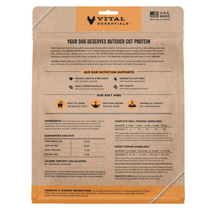 Vital Essentials Pork Entree Soft Nibs Freeze-Dried Raw Dog Food