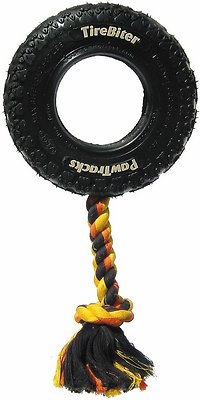 Mammoth TireBiter Jouet pour chien avec pneu et corde