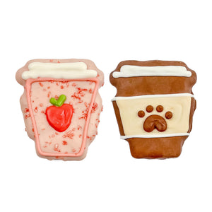 Bosco & Roxy's Friandises pour chiens Pawsome Pink Smoothie & Barkuccino