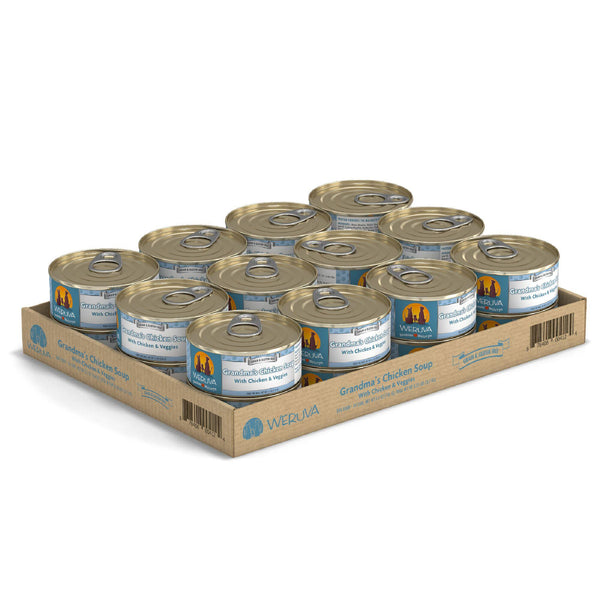 Weruva Classic Dog Grandma's Chicken Soup with Chicken & Veggies Wet Dog Food Can