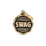 MyFamily Bronx Circle Swag English Brass Pet ID Tag