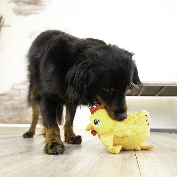 KONG Jouet pour chien Layerz Forage Poule