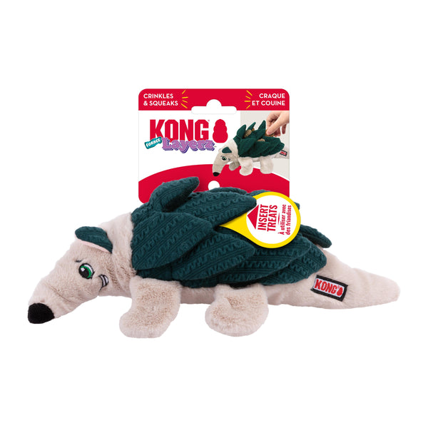 KONG Jouet pour chien Layerz Forage Tatou