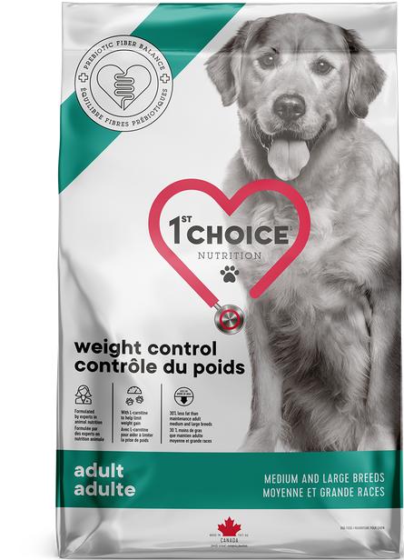 1st Choice Nutrition Contrôle du Poids Moyenne et Grande Races Adulte