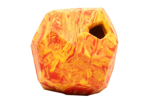 Ruffwear Gnawt-a-Rock Dog Toy, Salamander Orange