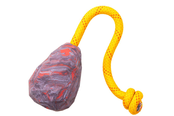 Ruffwear Huck-a-Cone Rubber Tug Dog Toy, Purple Orchid