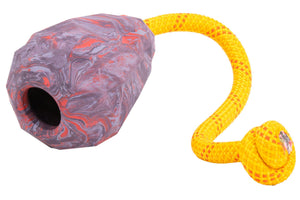 Ruffwear Huck-a-Cone Rubber Tug Dog Toy, Purple Orchid