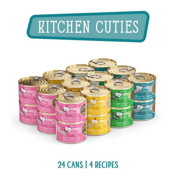 Cats in the Kitchen Kitchen Cuties Variety Pack Wet Cat Food Can