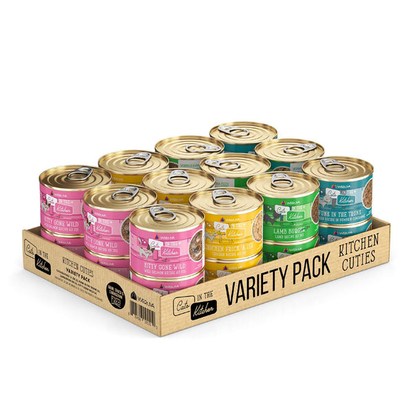 Cats in the Kitchen Kitchen Cuties Variety Pack Wet Cat Food Can