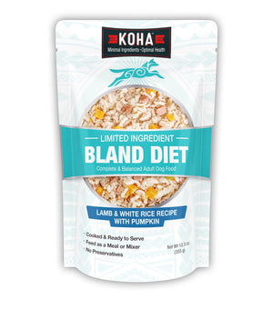 KOHA Limited Ingredient Bland Diet Lamb & White Rice Wet Dog Food Pouch