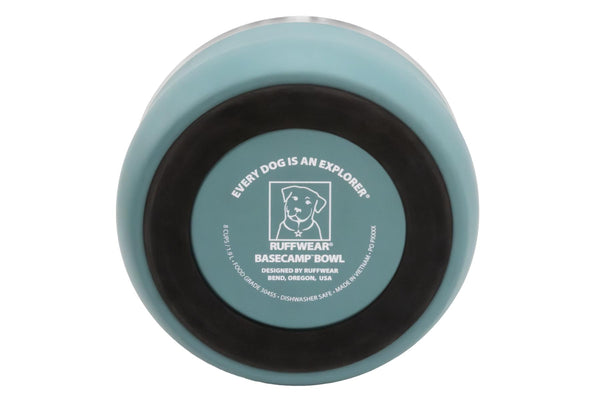 Ruffwear Basecamp Dog Bowl, River Rock Green