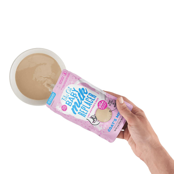 Tiki Cat Baby Milk Replacer with Goat's Milk Wet Cat Food Pouch