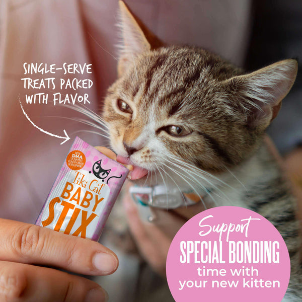 Tiki Cat Baby Stix Chicken in Creamy Gravy Cat Treats