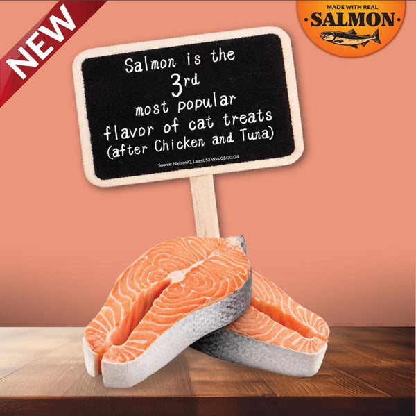 INABA Churu Salmon with Tuna Grain-Free Cat Treats, 0.5-oz