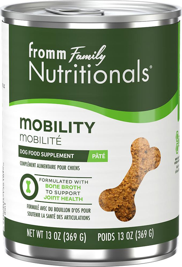 Fromm Nutritionals Mobility Pate Dog Food Supplement Can