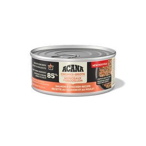 ACANA Chunks in Broth Salmon & Chicken Recipe Wet Cat Food Can (CA)