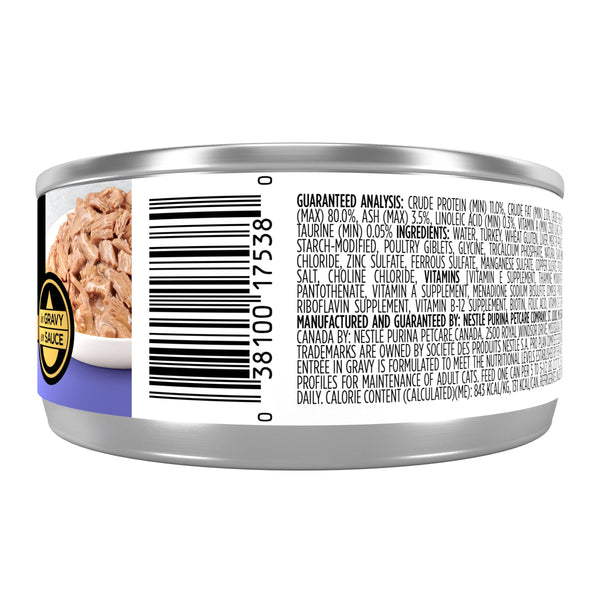 Purina Pro Plan Complete Essentials Dinde et Abats en Sauce Aliment Humide pour Chats en Boîte