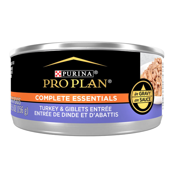 Purina Pro Plan Complete Essentials Dinde et Abats en Sauce Aliment Humide pour Chats en Boîte
