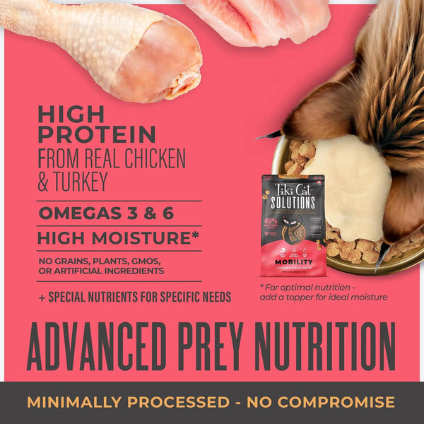 Tiki Cat Solutions Mobility Chicken & Turkey Dry Cat Food