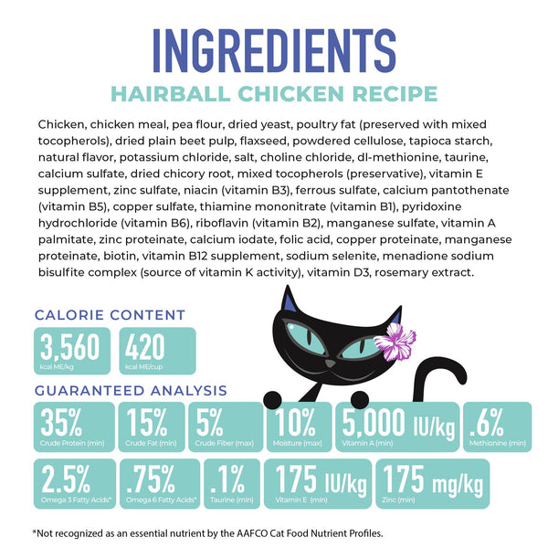 Tiki Cat Born Carnivore Hairball Control Chicken Dry Cat Food