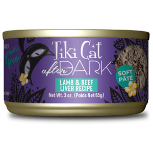 Tiki Cat After Dark Soft Pate Lamb & Beef Liver Wet Cat Food