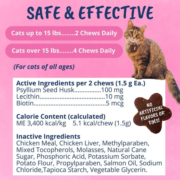 Under the Weather Compléments mous pour chat Soutien Anti-Boules de Poils