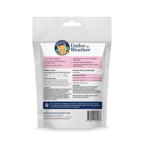 Under the Weather Compléments mous pour chat Soutien Anti-Boules de Poils