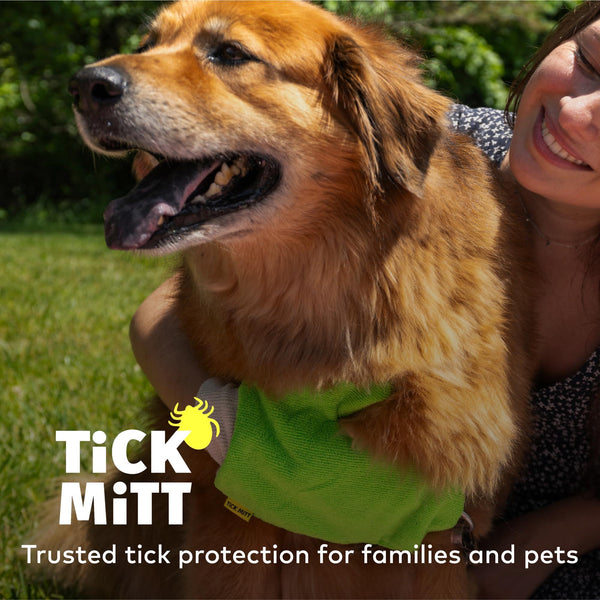 TiCK MiTT Microfiber Tick Remover for Dogs & Cats, Green
