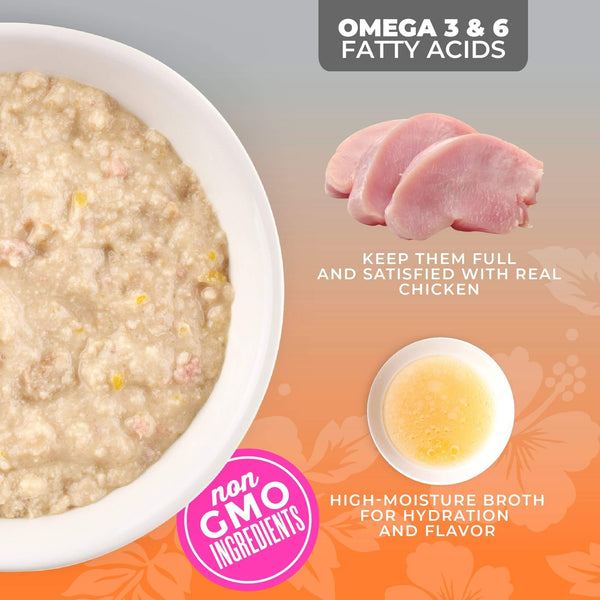 Tiki Cat Silver Pate Chicken in Broth Wet Cat Food Can