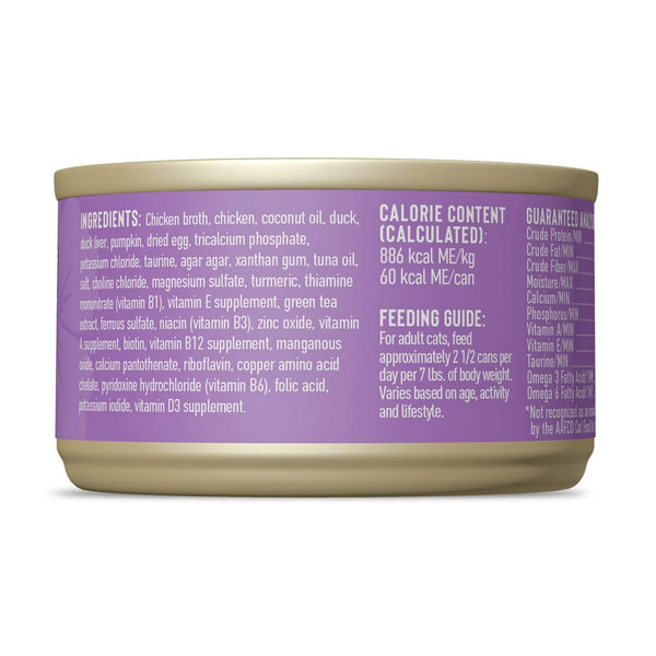 Tiki Cat Silver Pate Chicken, Duck & Duck Liver in Broth Wet Cat Food Can