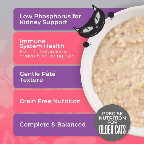 Tiki Cat Silver Pate Chicken, Salmon & Chicken Liver in Broth Wet Cat Food Can