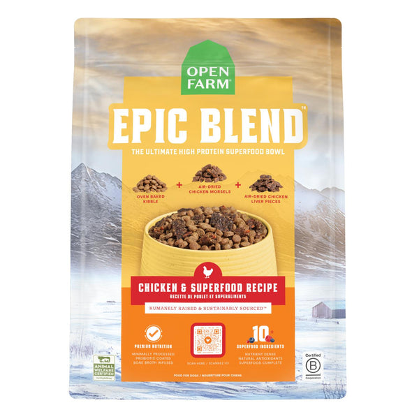 Open Farm Epic Blend Chicken & Superfood Dry Dog Food