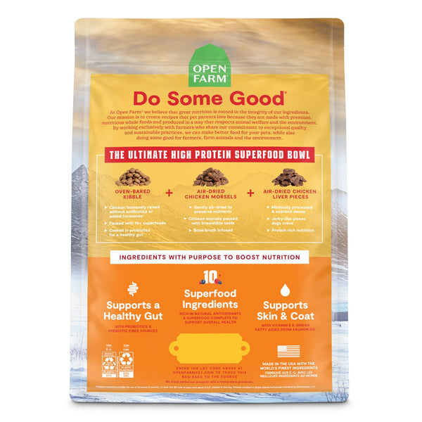 Open Farm Epic Blend Chicken & Superfood Dry Dog Food