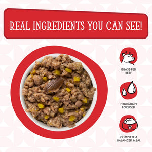 Dogs in the Kitchen The Double Dip with Beef & Wild Caught Salmon Au Jus Wet Dog Food Pouch