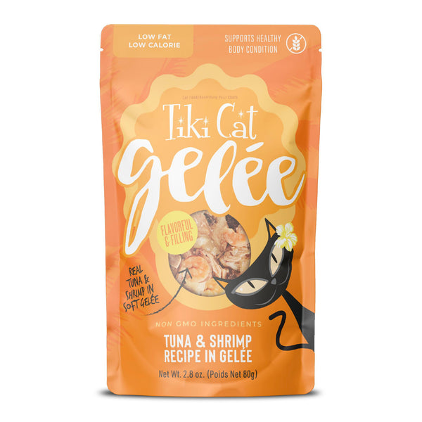 Tiki Cat Gelee Tuna & Shrimp in Gelee Wet Cat Food Pouch