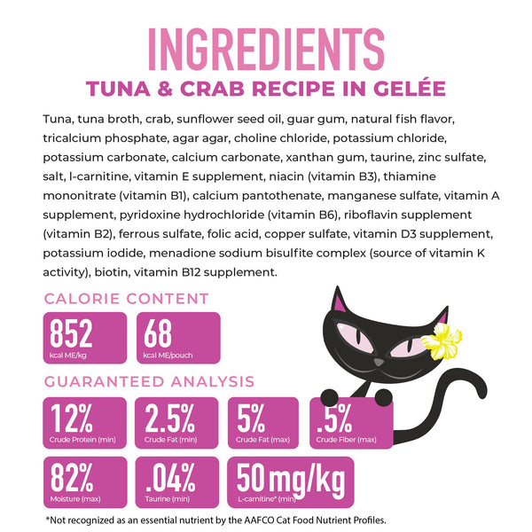 Tiki Cat Gelee Tuna & Crab in Gelee Wet Cat Food Pouch