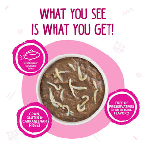 Weruva Classic Cat Asian Fusion with Tuna & Shirasu in Gravy Wet Cat Food Can