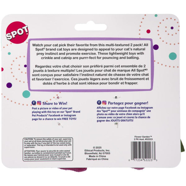 Ethical Spot Jouet pour chat Flower Garden, assorti