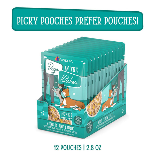 Dogs in the Kitchen Funk in the Trunk with Chicken Breast & Pumpkin Au Jus Wet Dog Food Pouch