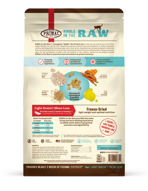 Primal Kibble in the Raw Chicken Fish Recipe Freeze-Dried Cat Food