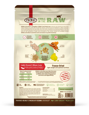 Primal Kibble in the Raw Chicken Recipe Freeze-Dried Cat Food