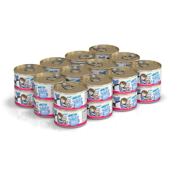 BFF MINCED Tuna & Chicken Chuckles Dinner in Gelee Wet Cat Food Can