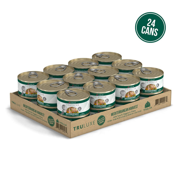 TRULUXE Mediterranean Harvest with Tuna & Veggies in Gravy Wet Cat Food Can